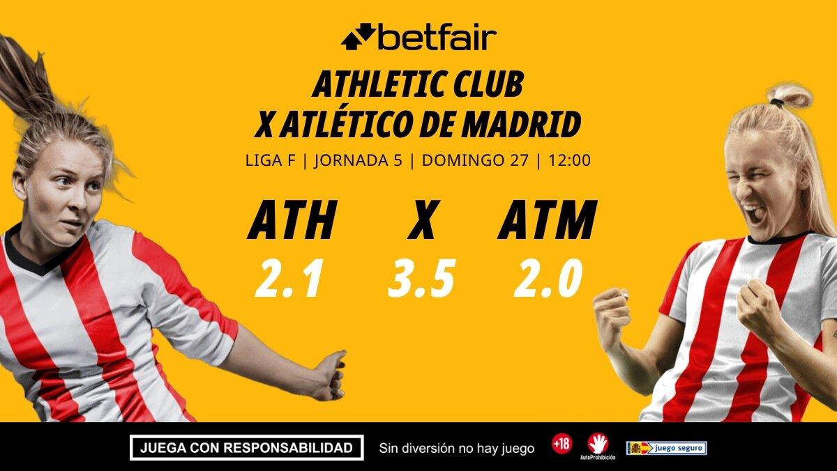 Athletic Club - Atlético de Madrid: alineaciones, horario, dónde ver, pronósticos y estadísticas