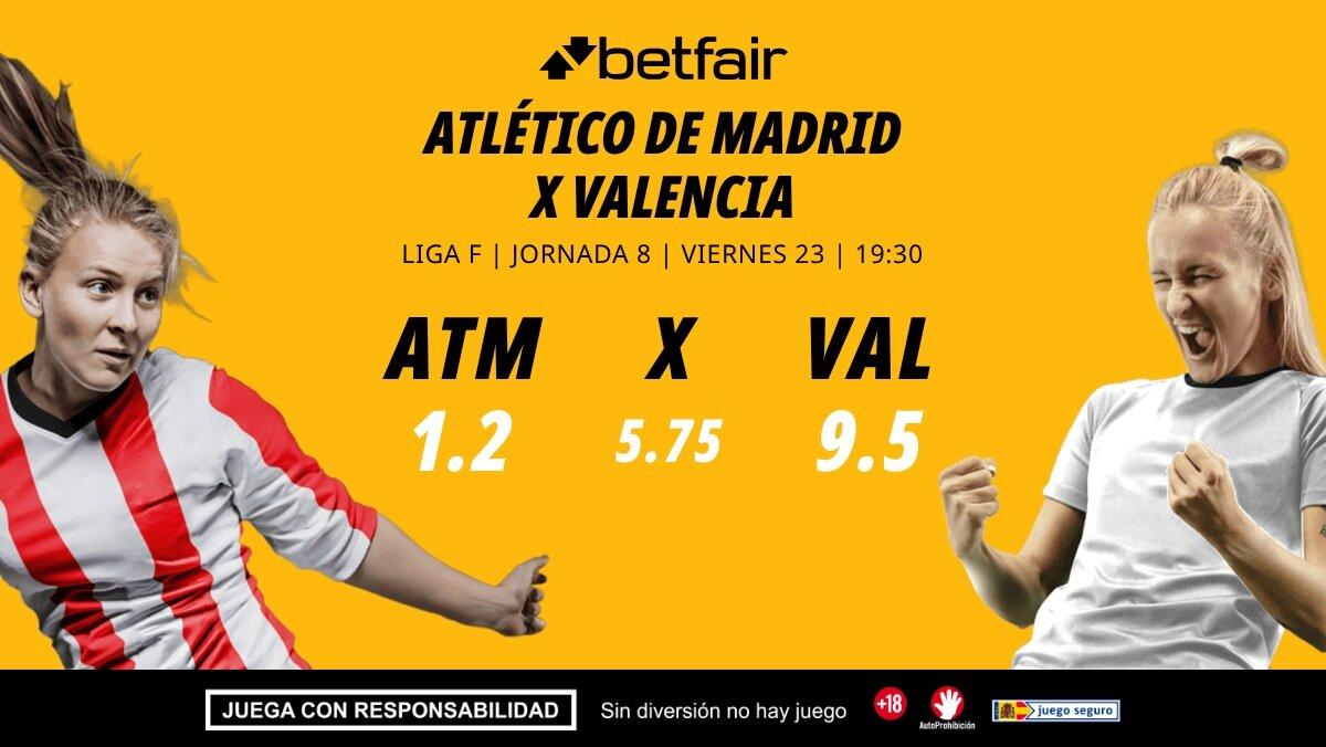 Atlético de Madrid - Valencia: alineaciones, horario, dónde ver, pronósticos y estadísticas