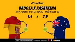 Paula Badosa - Daria Kasatkina: horario, dónde ver, estadísticas y pronósticos