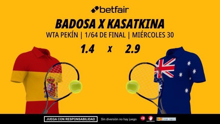 Paula Badosa - Daria Kasatkina: horario, dónde ver, estadísticas y pronósticos