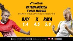 Bayern Múnich - Real Madrid: alineaciones, horario, dónde ver, pronósticos y estadísticas