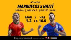 Marruecos - Haití: alineaciones, horario, dónde ver, pronósticos y estadísticas