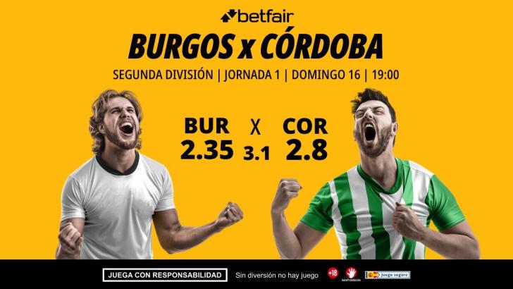 Burgos - Córdoba: alineaciones, horario, dónde ver, pronósticos y estadísticas