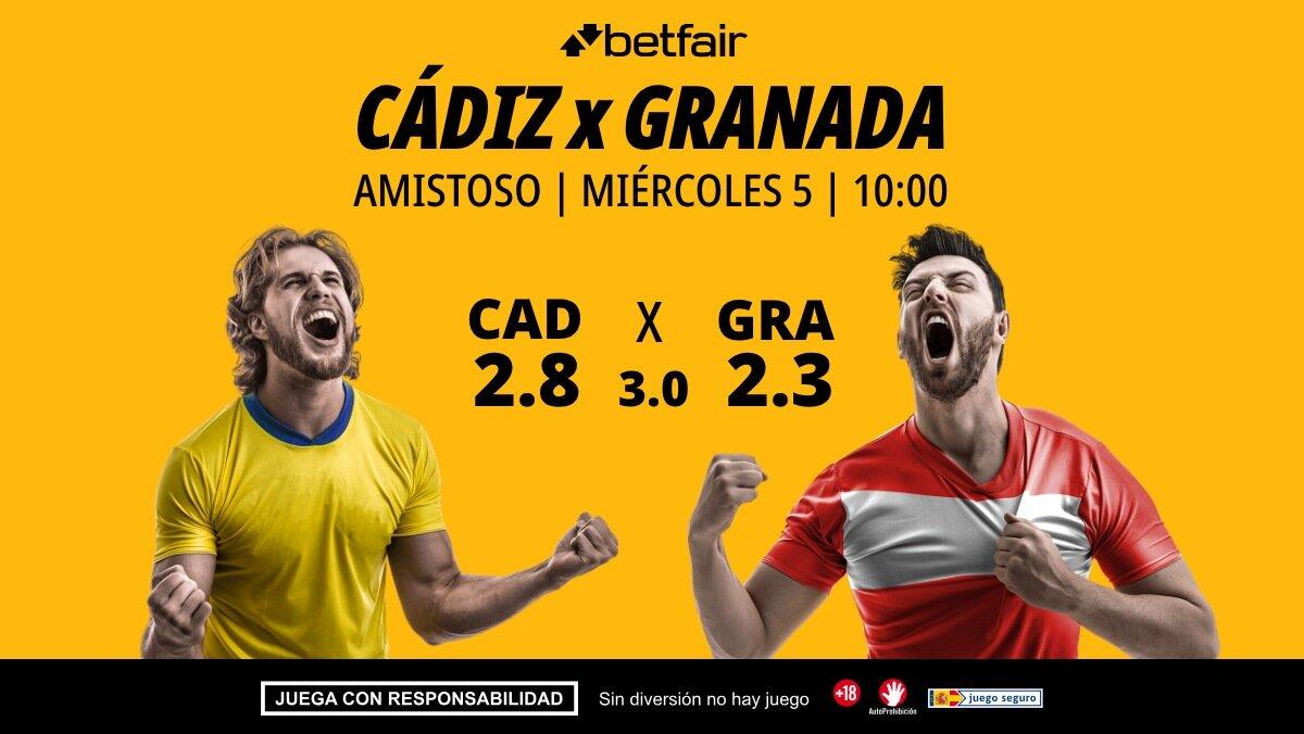 Cádiz - Granada: alineaciones, horario, dónde ver, pronósticos y estadísticas