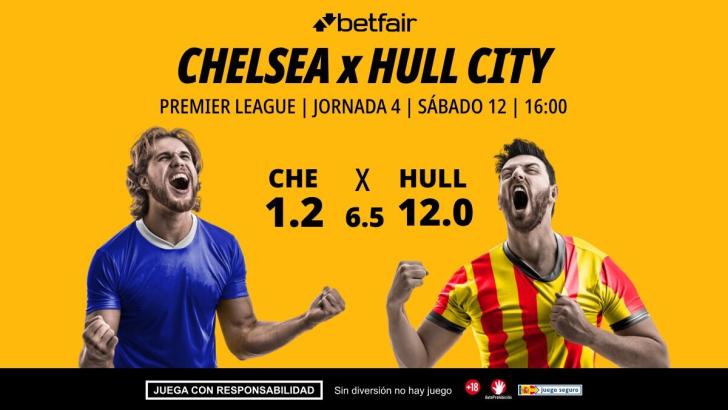 Chelsea - Hull City: alineaciones, horario, dónde ver, pronósticos y estadísticas