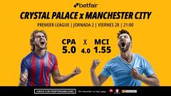 Crystal Palace - Manchester City: alineaciones, horario, dónde ver, pronósticos y estadísticas
