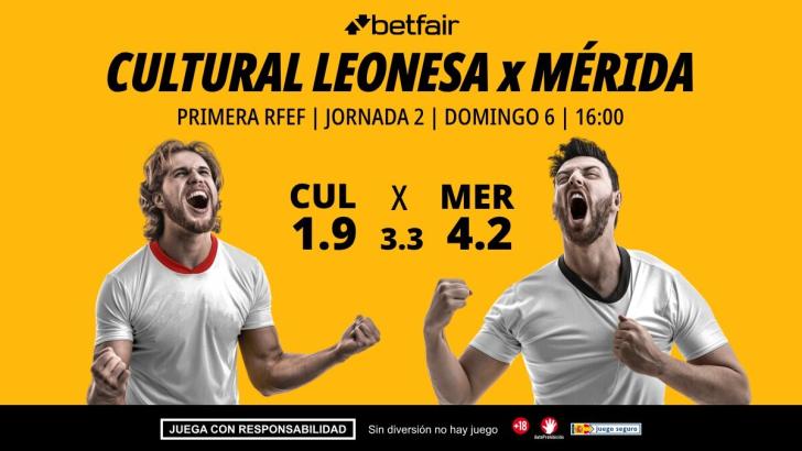 Cultural Leonesa - Mérida: alineaciones, horario, dónde ver, pronósticos y estadísticas