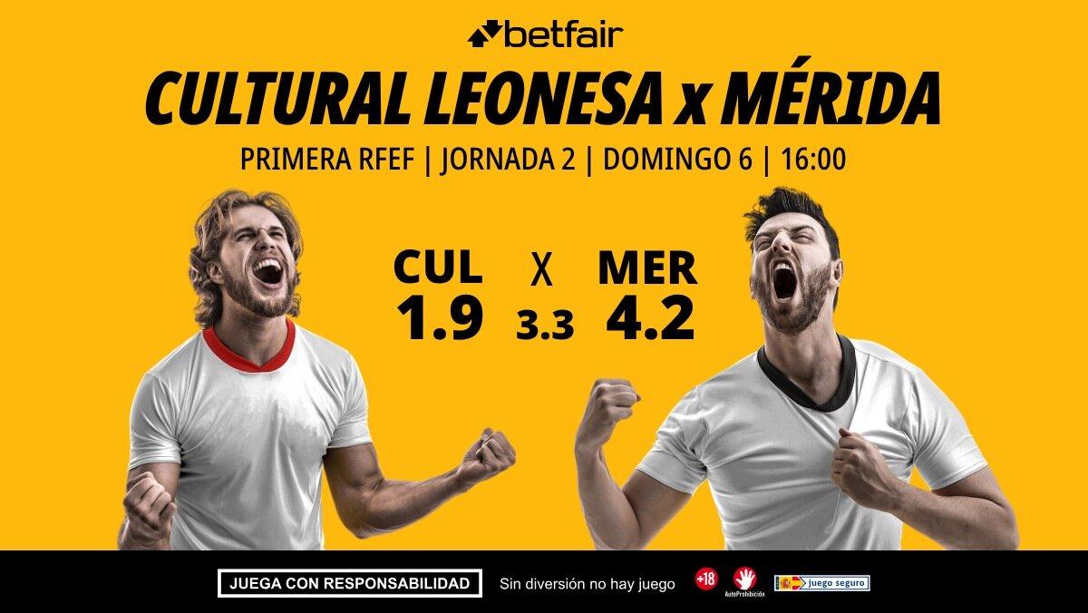 Cultural Leonesa - Mérida: alineaciones, horario, dónde ver, pronósticos y estadísticas