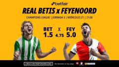 Real Betis - Feyenoord: alineaciones, horario, dónde ver, pronósticos y estadísticas