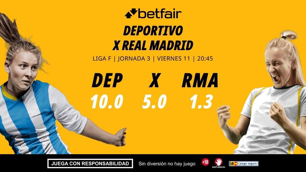 Deportivo Abanca - Real Madrid: alineaciones, horario, dónde ver, pronósticos y estadísticas