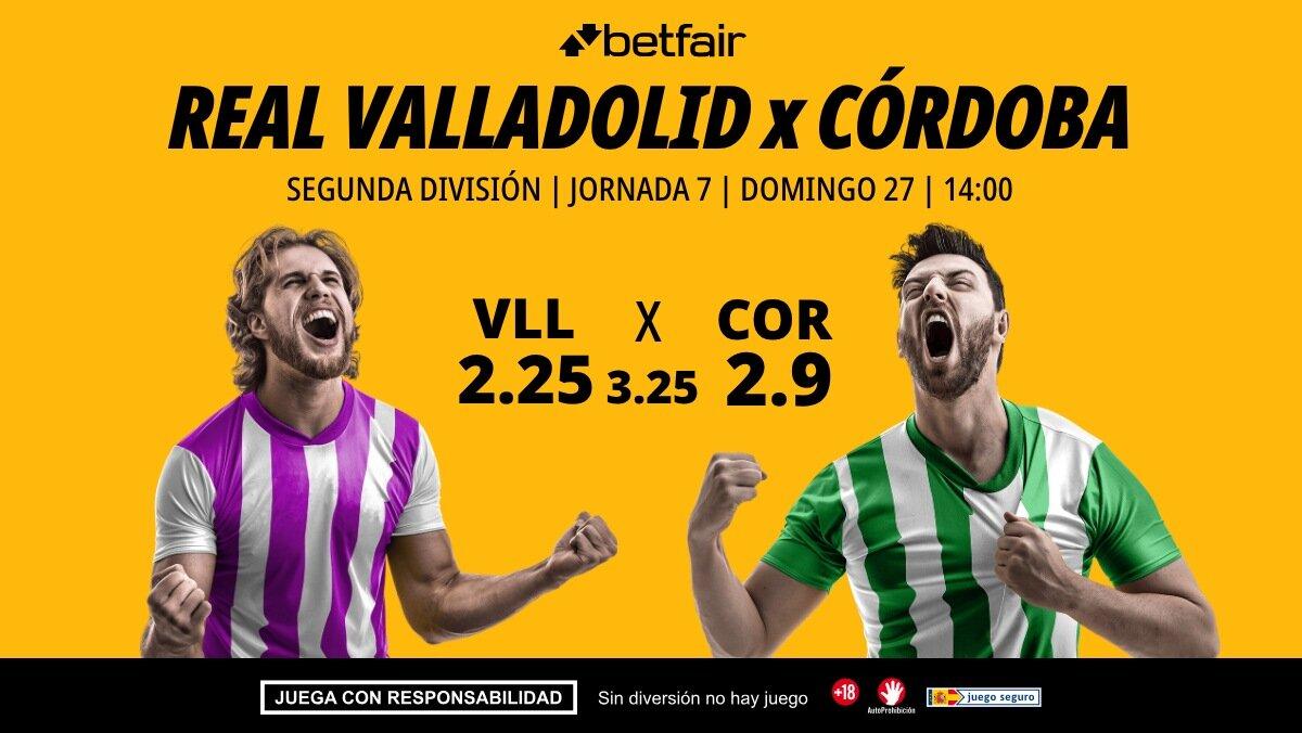 Real Valladolid - Córdoba: alineaciones, horario, dónde ver, pronósticos y estadísticas