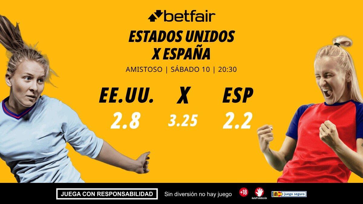 Estados Unidos - España: alineaciones, horario, dónde ver, pronósticos y estadísticas
