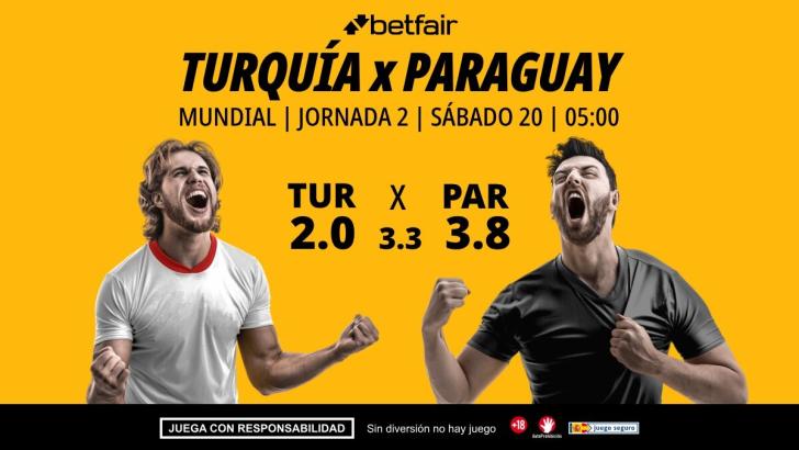 Turquía - Paraguay: horario, dónde ver, alineaciones, pronósticos y estadísticas