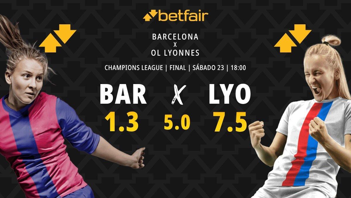 FC Barcelona - OL Lyonnes: horario, dónde ver, pronósticos y estadísticas