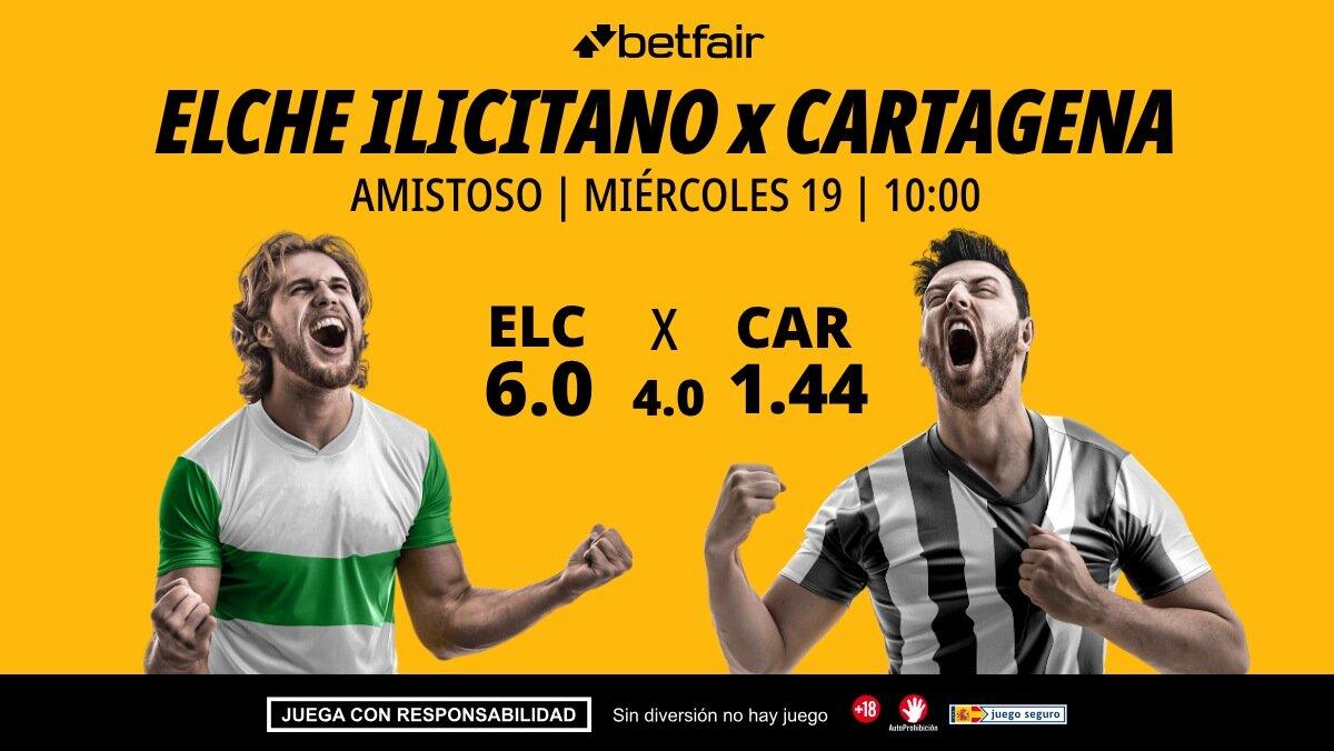 Elche Ilicitano - FC Cartagena: alineaciones, horario, dónde ver, pronósticos y estadísticas