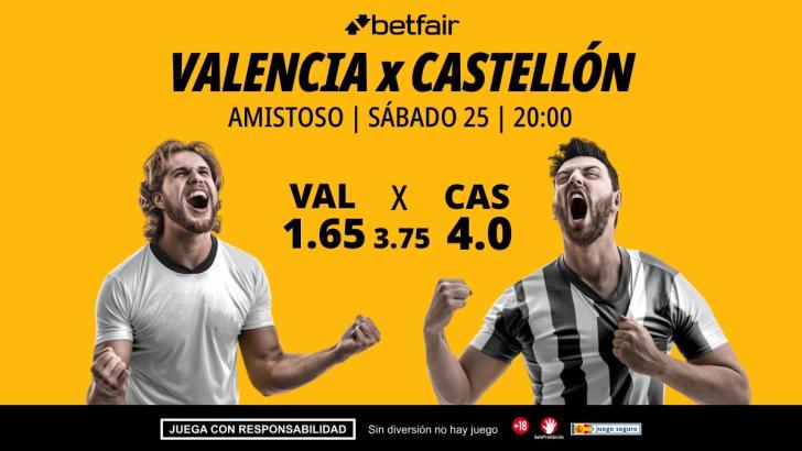 Valencia - Castellón: alineaciones, horario, dónde ver, pronósticos y estadísticas