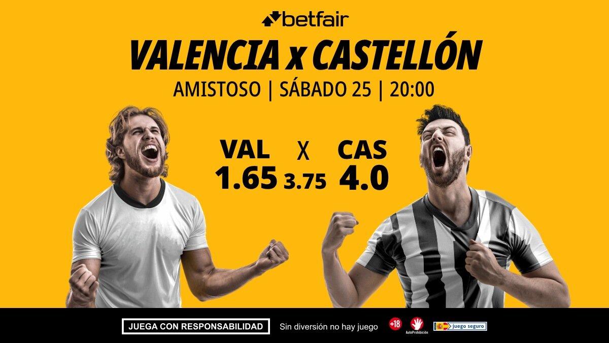 Valencia - Castellón: alineaciones, horario, dónde ver, pronósticos y estadísticas