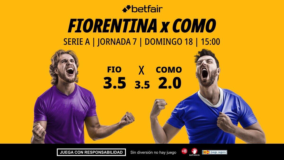 Fiorentina - Como: alineaciones, horario, dónde ver, pronósticos y estadísticas