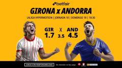 Girona - Andorra: alineaciones, horario, dónde ver, pronósticos y estadísticas