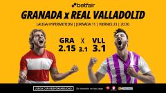 Granada - Real Valladolid: alineaciones, horario, dónde ver, pronósticos y estadísticas