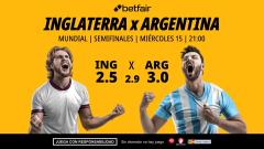 Inglaterra - Argentina: alineaciones, horario, dónde ver, pronósticos y estadísticas