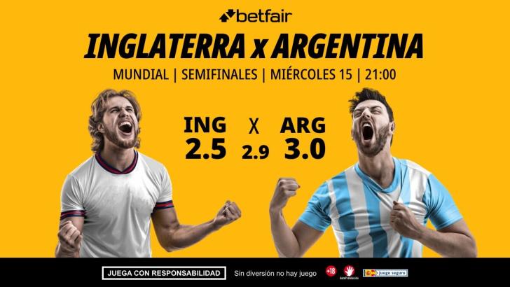 Inglaterra - Argentina: alineaciones, horario, dónde ver, pronósticos y estadísticas