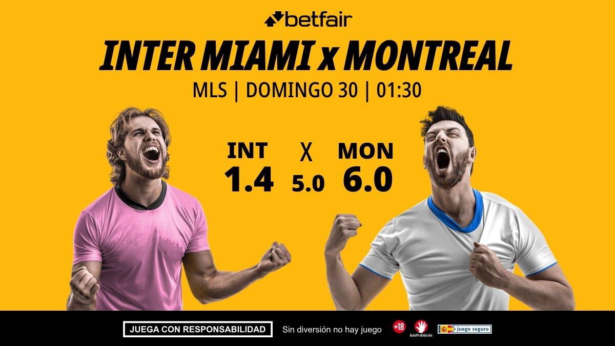 Inter Miami - Montreal: alineaciones, horario, dónde ver, pronósticos y estadísticas