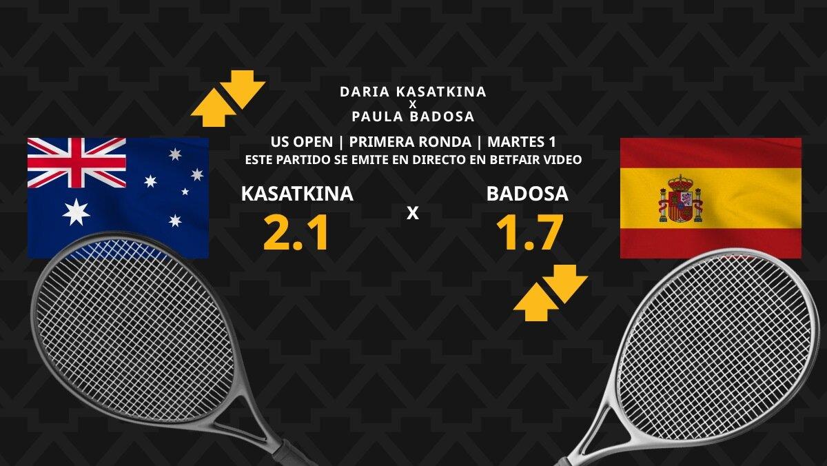 Daria Kasatkina - Paula Badosa: horario, dónde ver, estadísticas y pronósticos