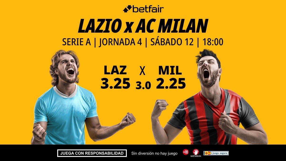 Lazio - AC Milan: alineaciones, horario, dónde ver, pronósticos y estadísticas