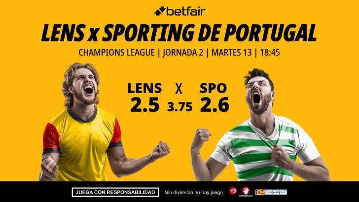 Lens - Sporting CP: alineaciones, horario, dónde ver, pronósticos y estadísticas