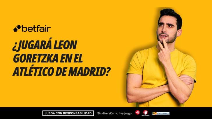 Leon Goretzka se aleja en los pronósticos del Atlético de Madrid