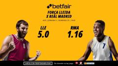 Força Lleida - Real Madrid: horario, dónde ver, bajas, estadísticas y pronósticos