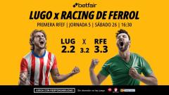 Lugo - Racing de Ferrol: alineaciones, horario, dónde ver, pronósticos y estadísticas
