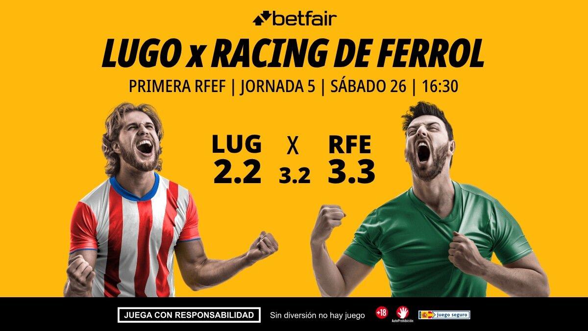 Lugo - Racing de Ferrol: alineaciones, horario, dónde ver, pronósticos y estadísticas