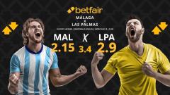 Málaga - Las Palmas: horario, dónde ver, alineaciones, estadísticas y pronósticos