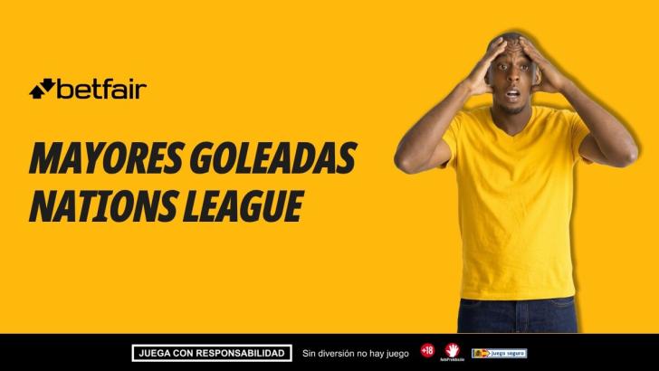 Las mayores goleadas de la Nations League tienen firma española