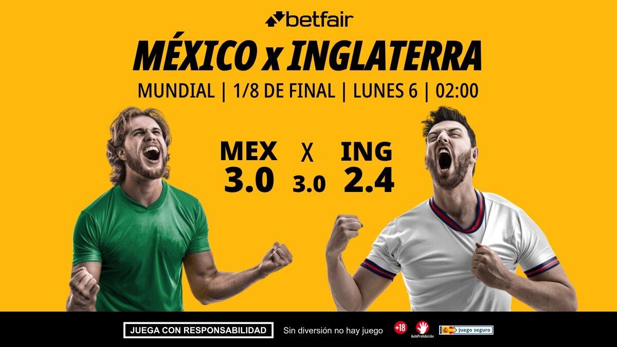 México - Inglaterra: alineaciones, horario, dónde ver, pronósticos y estadísticas