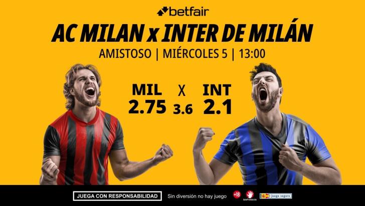 Milan - Inter: alineaciones, horario, dónde ver, pronósticos y estadísticas