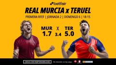 Real Murcia - CD Teruel: alineaciones, horario, dónde ver, pronósticos y estadísticas