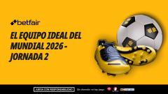 El once de Betfair para la jornada 2 del Mundial 2026