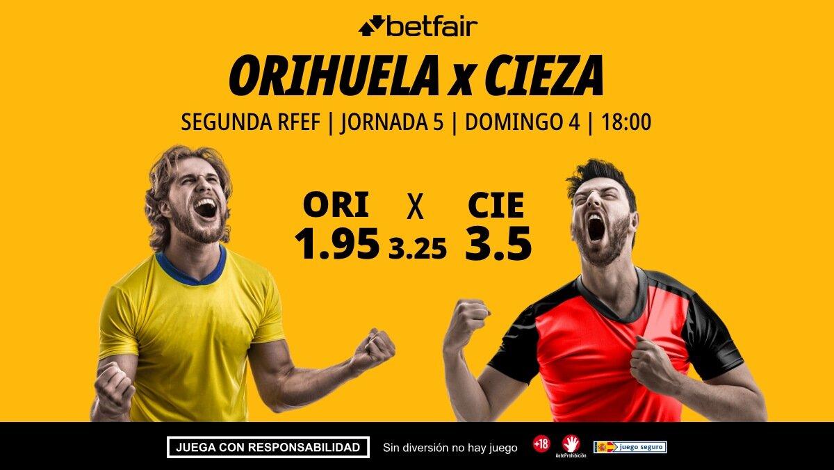 Orihuela - Cieza: alineaciones, horario, dónde ver, pronósticos y estadísticas