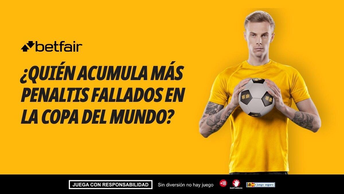 ¿Quién es el jugador que ha fallado más penaltis en la historia de los Mundiales?