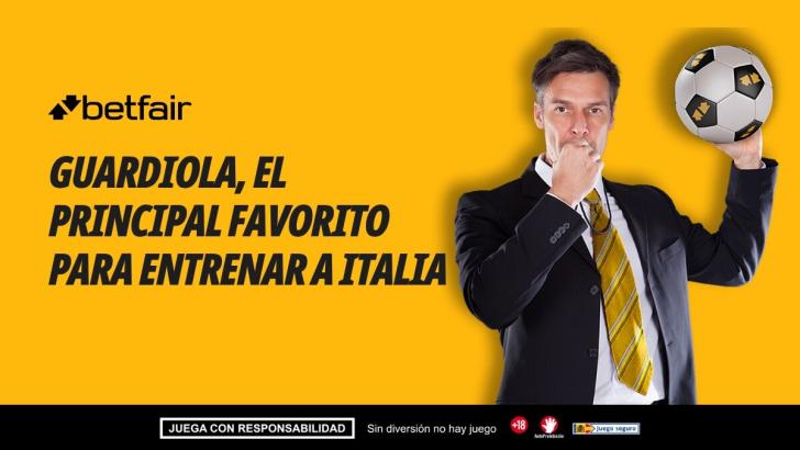 La atractiva cuota de Pep Guardiola como nuevo seleccionador de Italia