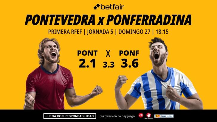 Pontevedra - Ponferradina: alineaciones, horario, dónde ver, pronósticos y estadísticas