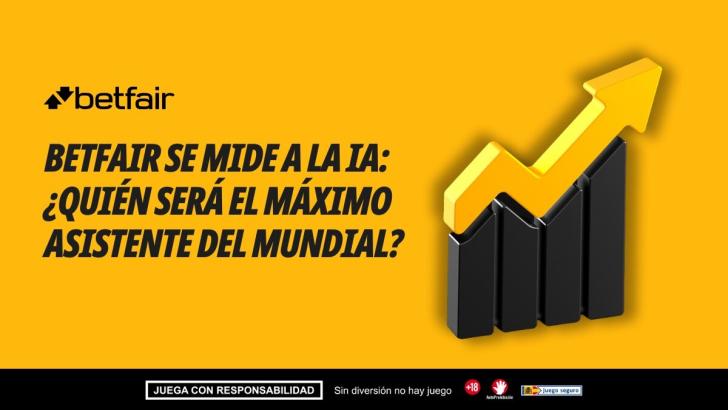 Betfair contra la IA: ¿Quién será el máximo asistente del Mundial?