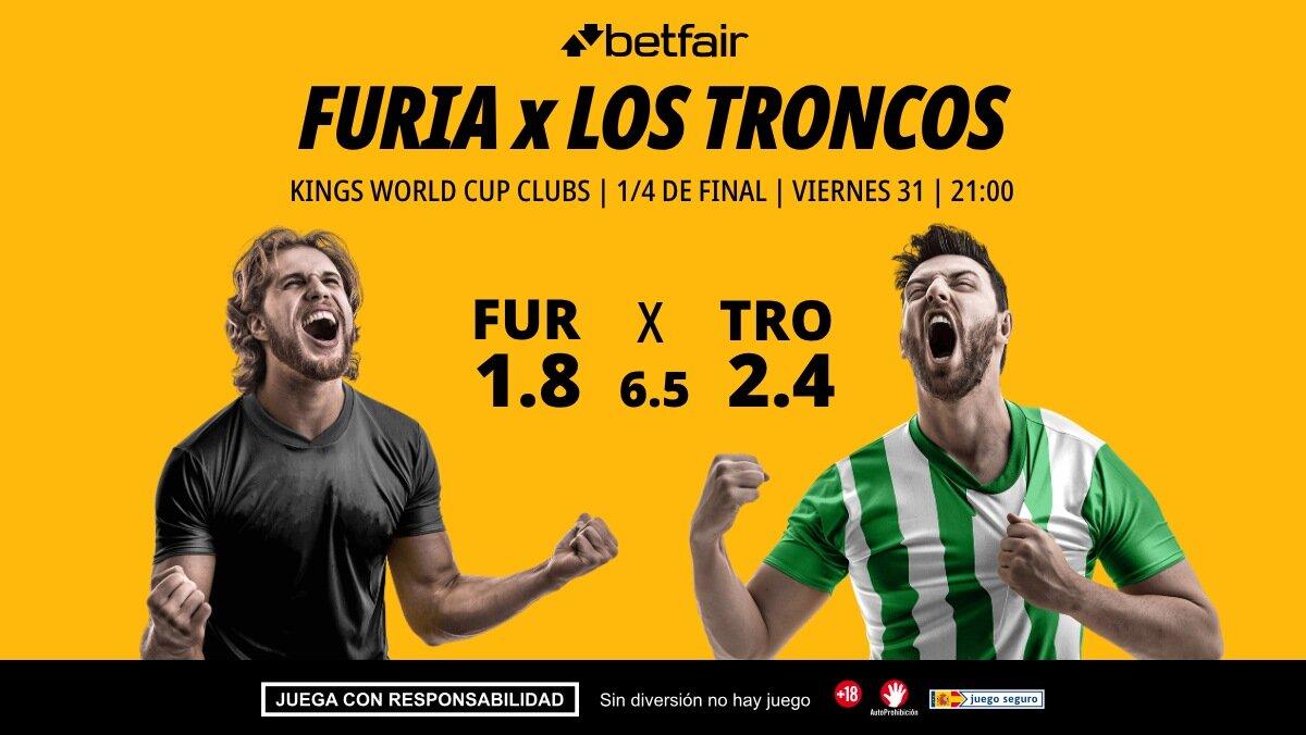 Furia - Los Troncos: horario, dónde ver, pronósticos, plantillas y estadísticas de la Kings League