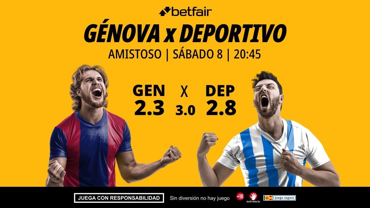 Génova - Deportivo de A Coruña: alineaciones, horario, dónde ver, pronósticos y estadísticas