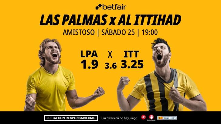 Las Palmas - Al-Ittihad: alineaciones, horario, dónde ver, pronósticos y estadísticas