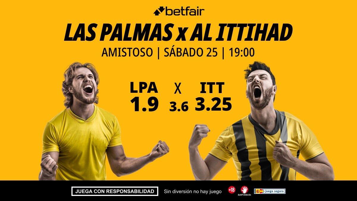 Las Palmas - Al-Ittihad: alineaciones, horario, dónde ver, pronósticos y estadísticas