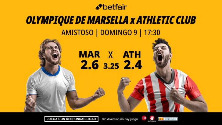 Olympique de Marsella - Athletic Club: alineaciones, horario, dónde ver, pronósticos y estadísticas